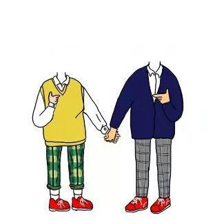 一人一半情侣图 情侣照片一人一半