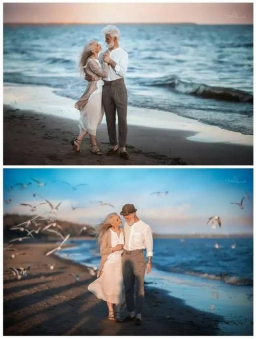 老人情侣图片 情侣老人卡通图片