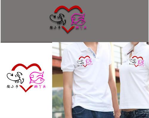 情侣logo图案简约 情侣logo设计图片素材