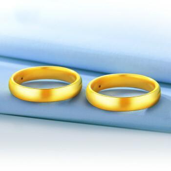 情侣黄金戒指图片大全 黄金情侣对戒图片大全
