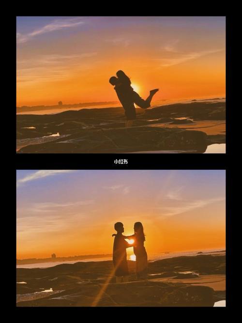 情侣看日出图片 情侣日出图片清晨
