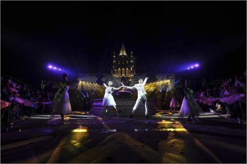 情侣跨年的图片 情侣跨年卡通图片