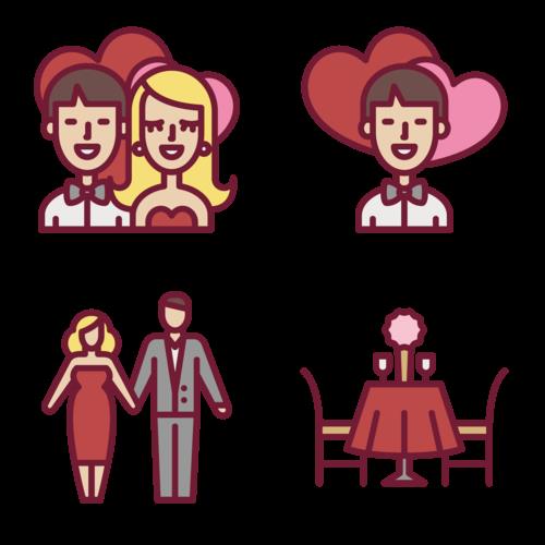 情侣图标 微信情侣图标