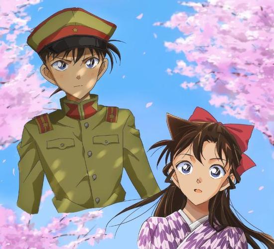 新一和小兰情侣图片 小兰和新一的图片大全