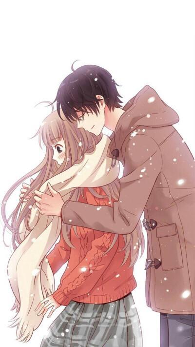 很甜的动漫情侣背景图 超甜情侣动漫图片大全