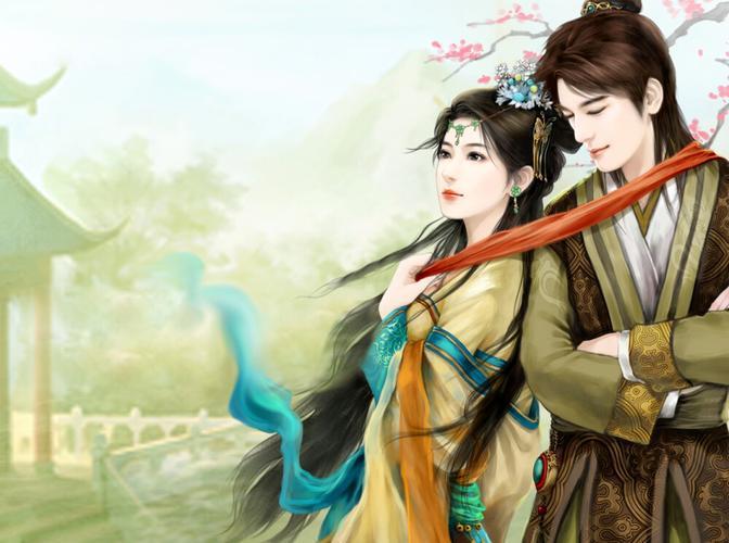 古装情侣图片 古风情侣图片