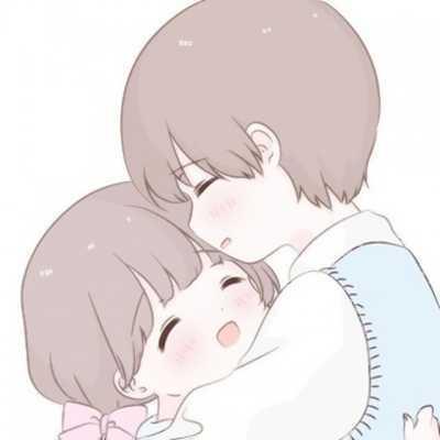 情侣卡通图片超萌一对 情侣图片卡通萌萌可爱两人