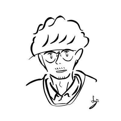 简笔画头像男 简单笔画卡通男头像简约