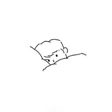 简笔画头像男 简单笔画卡通男头像简约