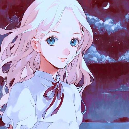 头像动漫女生 女孩卡通动漫头像