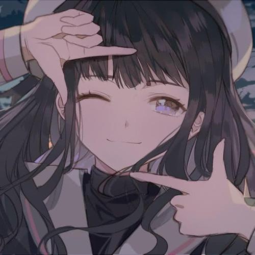 头像动漫女生 女孩卡通动漫头像