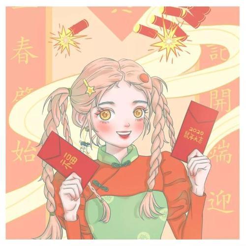2022年新年头像女 2022年元旦图片头像