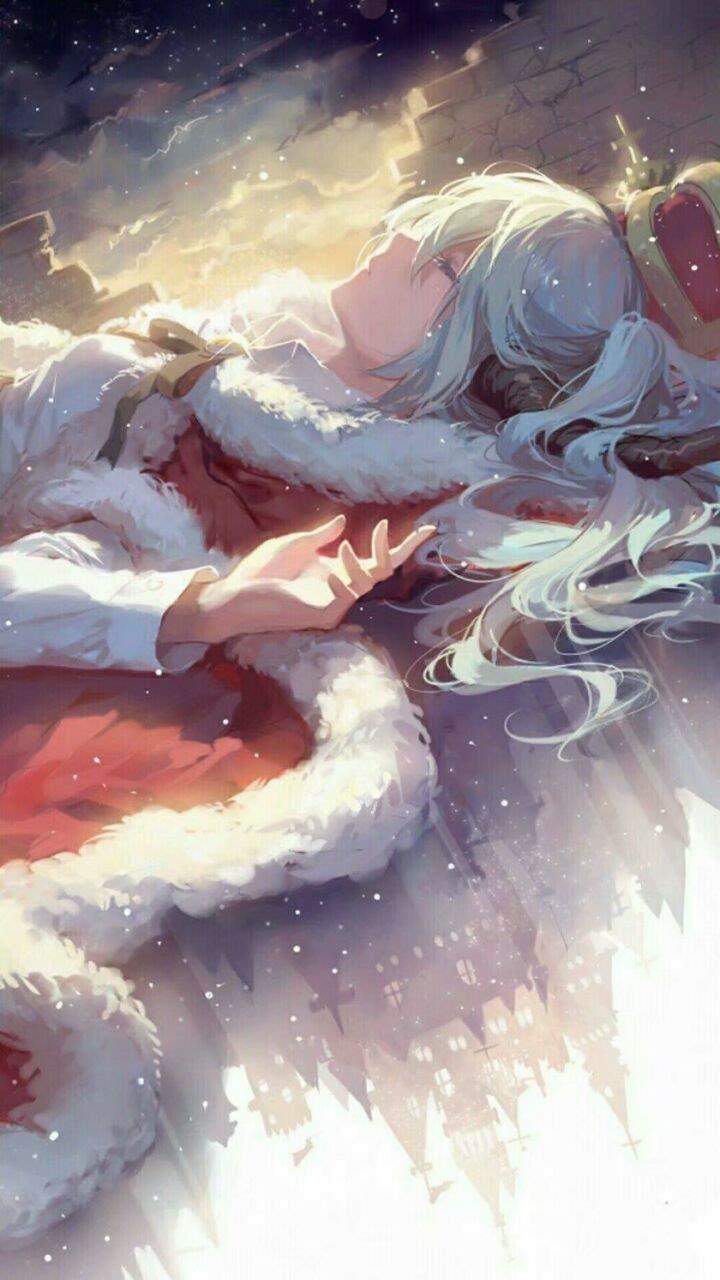 圣诞节可爱女生头像 圣诞节动漫头像图片