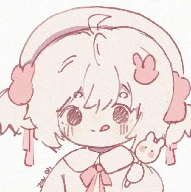 卡通风格可爱女生头像 女生卡通人物头像图片