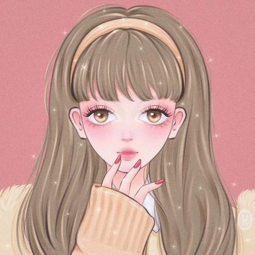 女生手绘头像 头像图片女生手绘