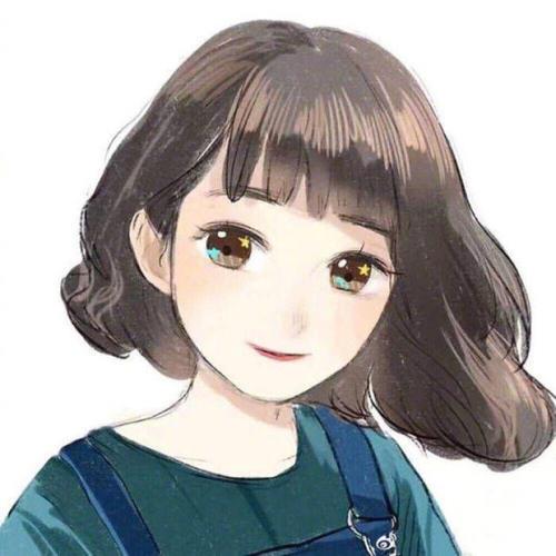 女孩卡通头像 女孩卡通头像图片可爱简笔画