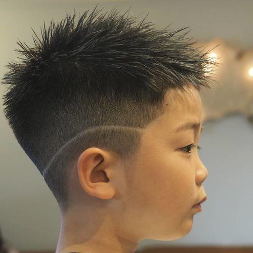 儿童头型图片男帅气 最帅气的小男孩头型图片大全