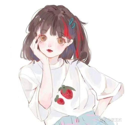 好看的卡通头像图片女 很好看的卡通人物女生头像图片
