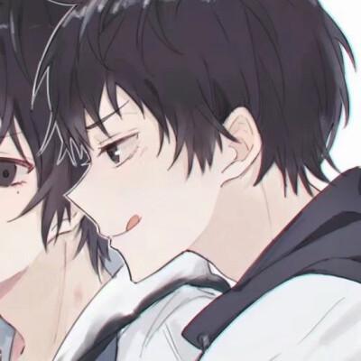 真人男生双人基友头像 真人帅气基友头像一对