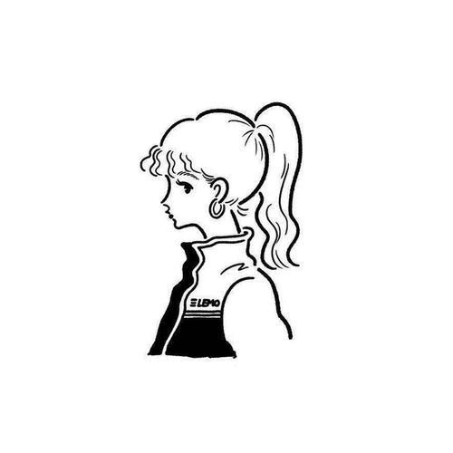 简笔画头像女 简笔画美女头像