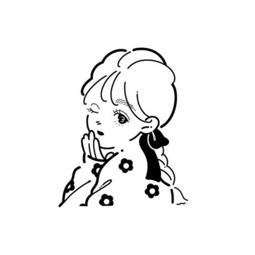 简笔画头像女 简笔画美女头像