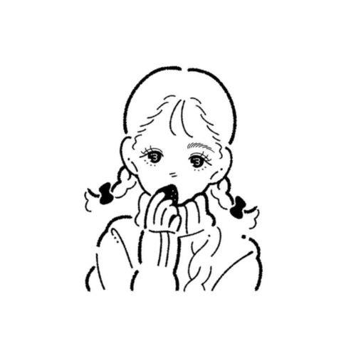 简笔画头像女 简笔画美女头像