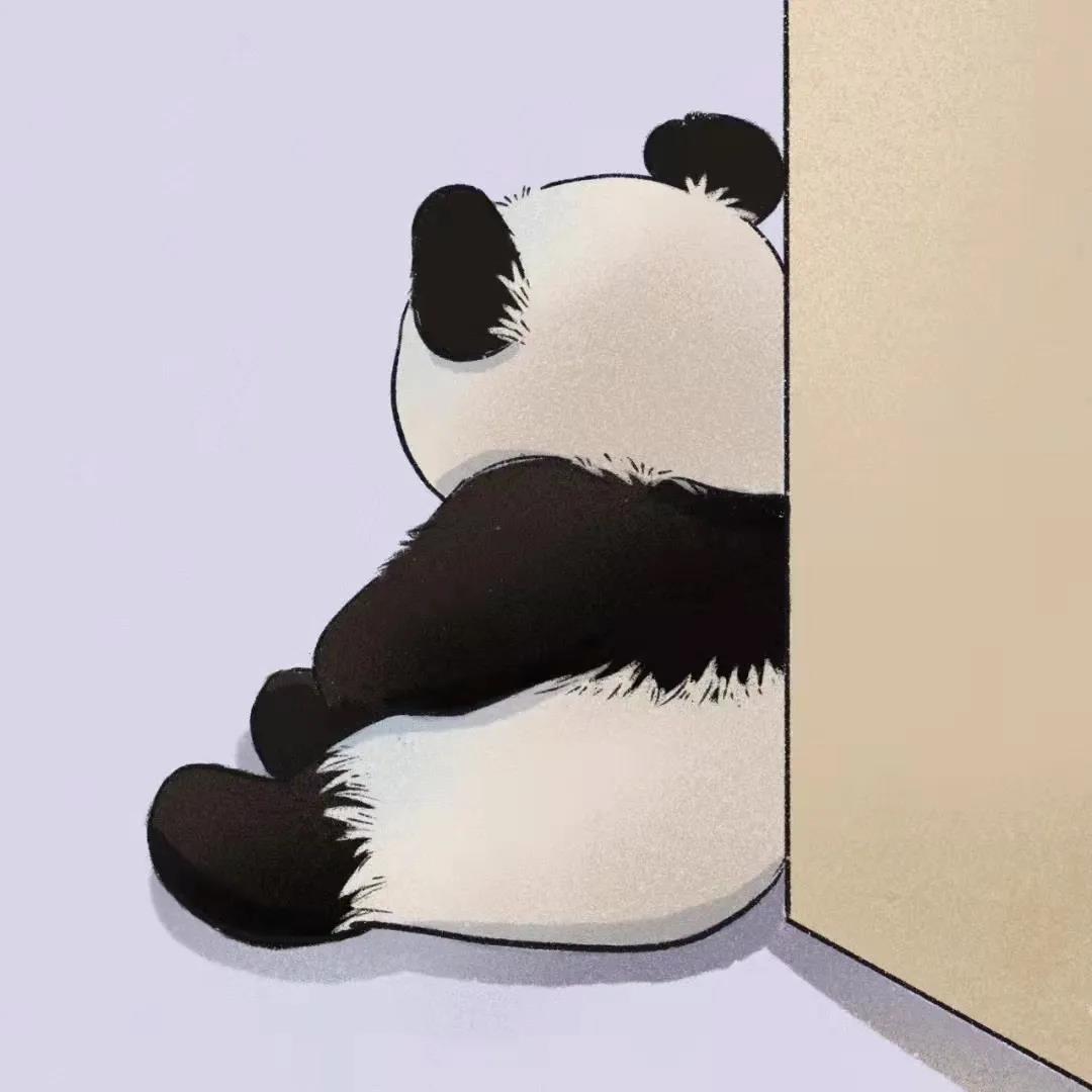 超可爱的国宝熊猫图片超萌手绘头像