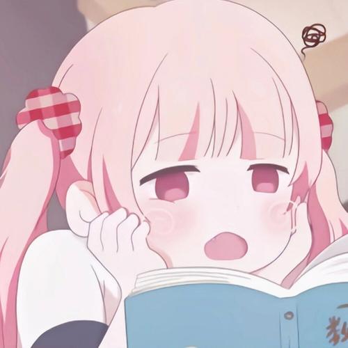 动漫女孩头像 粉色头发的动漫女孩头像图片