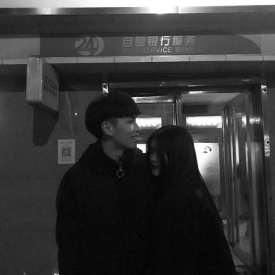 情侣头像黑白 情侣头像黑白图片一对