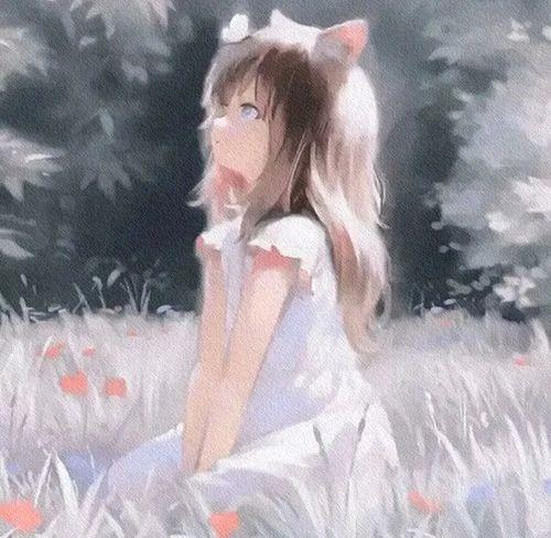 冰冷眼神侧脸动漫头像女 侧颜动漫女生头像冷酷