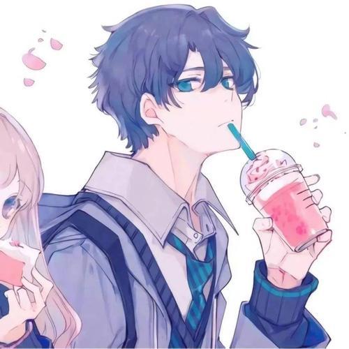 甜到爆二次元情侣头像 二次元超甜情头