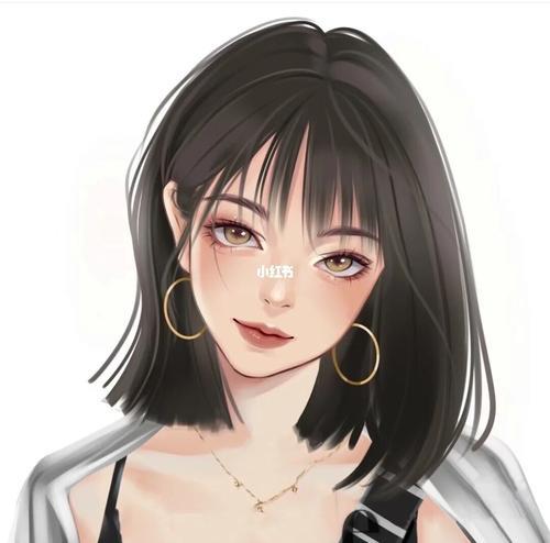 短发卡通头像女 卡通短发女孩头像