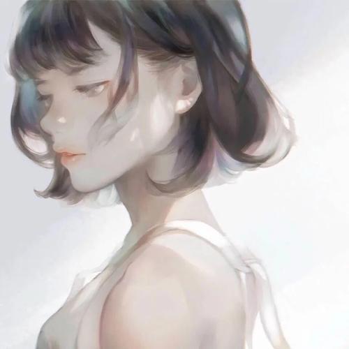 短发卡通头像女 卡通短发女孩头像