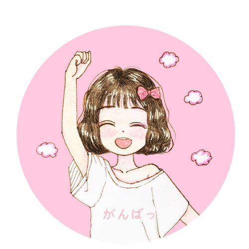 短发卡通头像女 卡通短发女孩头像
