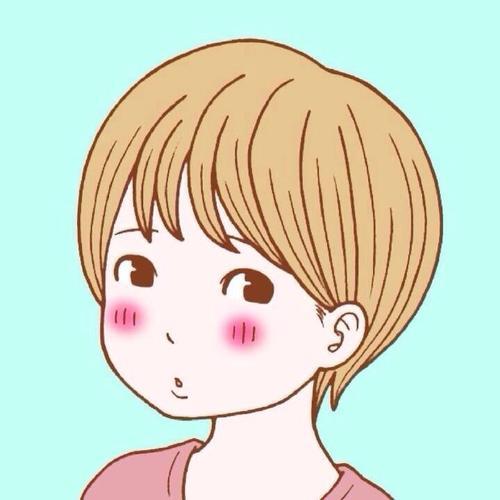 短发卡通头像女 卡通短发女孩头像