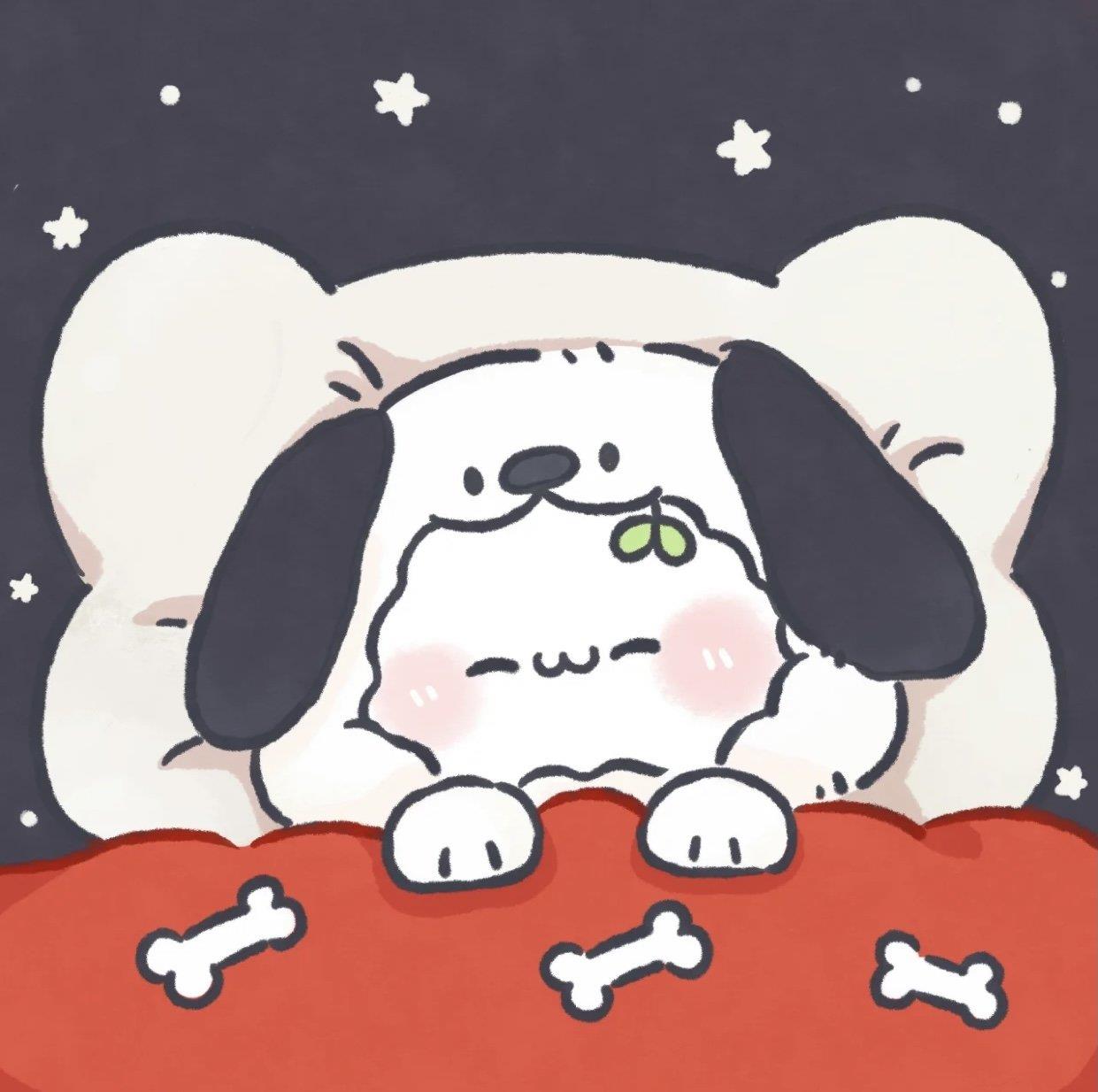 可爱小动物卡通头像 睡觉的小动物卡通头像大全