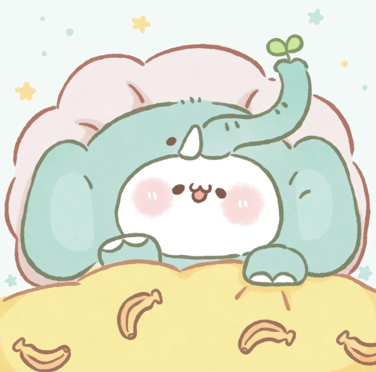 可爱小动物卡通头像 睡觉的小动物卡通头像大全