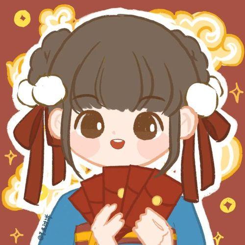 卡通头像女微信 卡通女孩微信头像图片