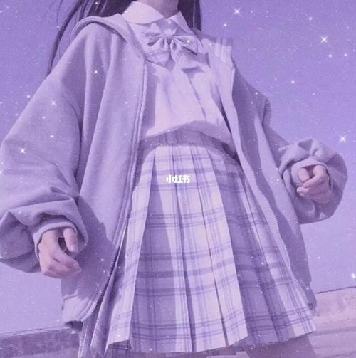 紫色系女生头像 可爱女生头像紫色系