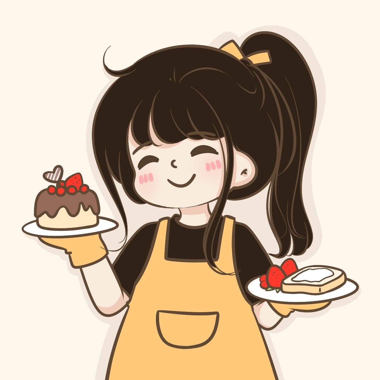 卡通厨娘头像 可爱厨娘高清头像大全