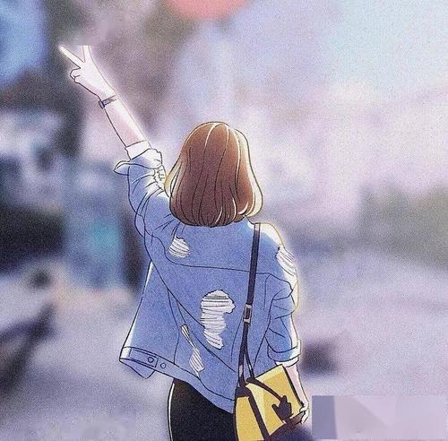 头像图片背影 女生背影头像