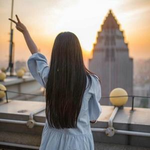 美女背影头像气质长发 美女图片头像背影短发