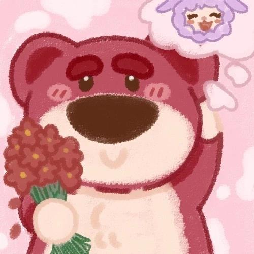 草莓熊可爱头像 微信热门草莓熊头像大全