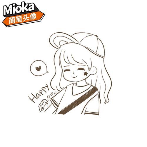 人物头像简笔画 人物头像简笔画图片大全简单