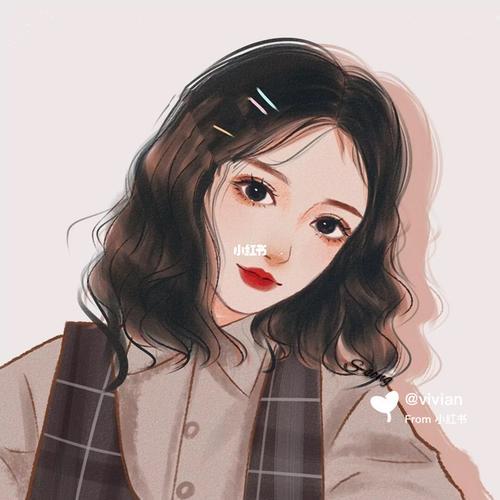 最近很火的手绘头像女 最近很火的手绘头像女小红书