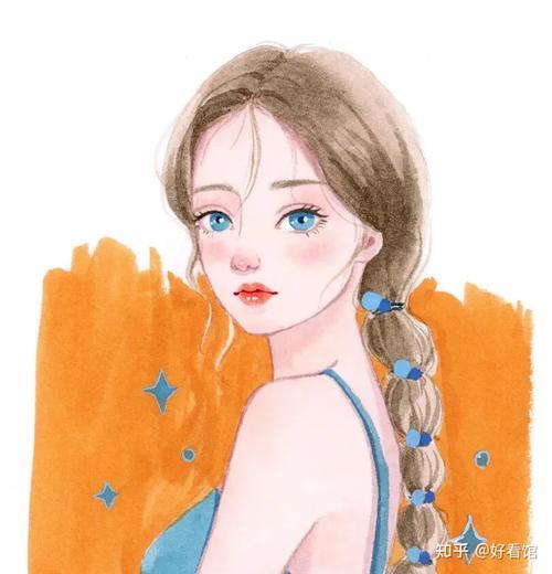 最近很火的手绘头像女 最近很火的手绘头像女小红书