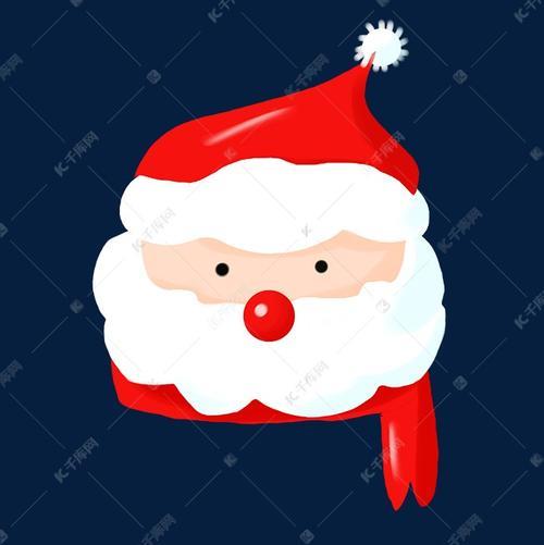 圣诞老人头像 圣诞老人的样子图片