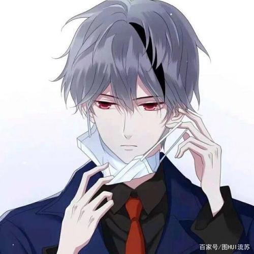 二次元头像男高冷帅气黑暗系 二次元男生头像帅气冷漠