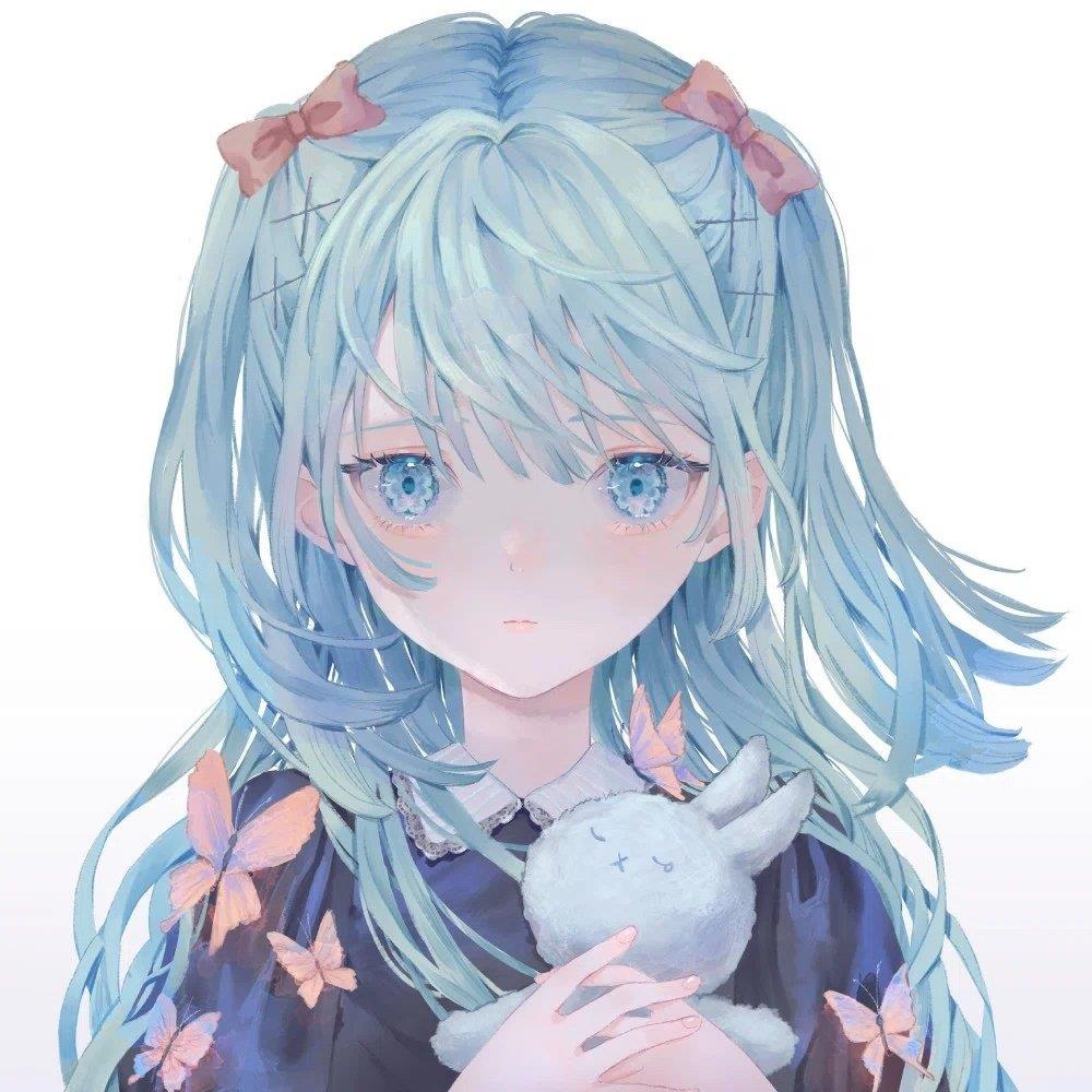 小清新女生卡通头像 2022唯美卡通女生头像图片