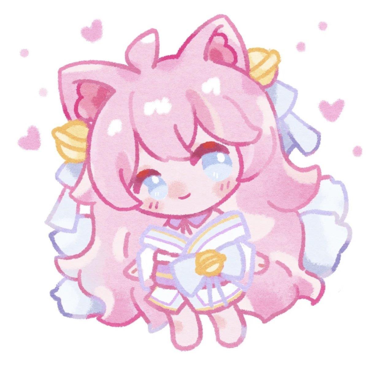 可爱卡通女孩图片头像 2022卡通女孩高清头像